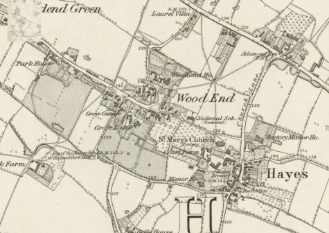 Barra Hall - Historical Map 1868
